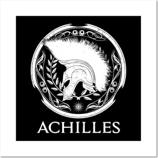 Achilles Greek Warrior Posters and Art